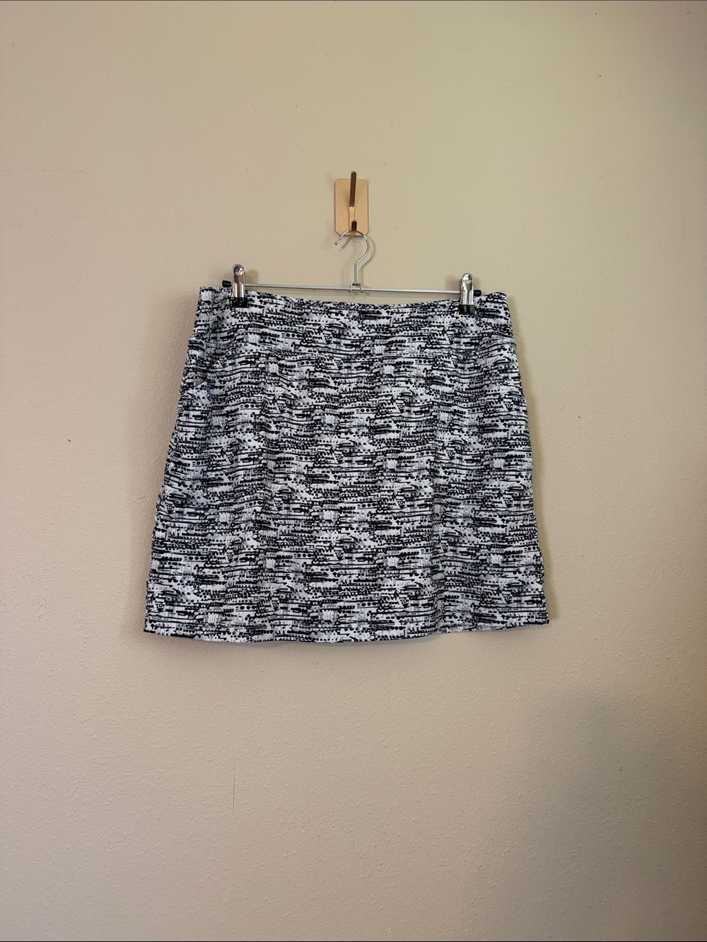 Kate Lord Collection golf skort black and white Size XL